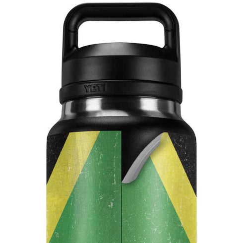 Jamaica Flag Distressed YETI Rambler 36oz Bottle Skin